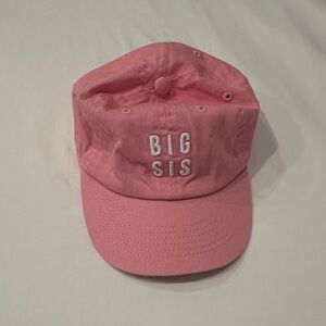 Big Sis Pink Kids Hat